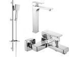 Mexen Cetus DQ45 Set Da Bagno, Cromo - 744313DQ45-00