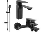 Mexen Alexa DS62 Set Da Bagno, Nero - 71203DS62-70