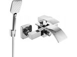 Mexen Aries R62 Rubinetteria Per Vasca Con Set Doccia, Cromo - 74483R62-00