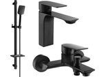 Mexen Alexa DQ62 Set Da Bagno, Nero - 71203DQ62-70