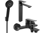 Mexen Alexa R40 Set Da Bagno, Nero - 71213R40-70
