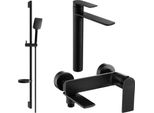 Mexen Zero DS62 Set Da Bagno, Nero - 7113DS62-70