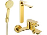 Mexen Alexa R40 Set Da Bagno, Dorato - 71213R40-50