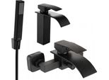 Mexen Aries R77 Set Da Bagno, Nero - 744803R77-70