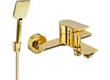 Mexen Alexa R62 Rubinetto Per Vasca Con Set Doccia, Oro - 7123R62-50