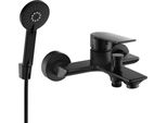 Mexen Alexa R40 Rubinetto Da Bagno Con Set Doccia, Nero - 7123R40-70