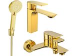 Mexen Alexa R40 Set Da Bagno, Dorato - 71203R40-50