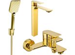 Mexen Alexa R62 Set Da Bagno, Dorato - 71213R62-50