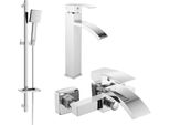 Mexen Libra DQ45 Set Da Bagno, Cromo - 745113DQ45-00