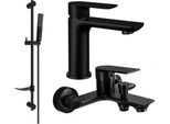 Mexen Alfa DF72 Set Da Bagno, Nero - 745703DF72-70