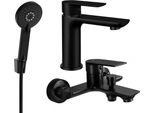 Mexen Alfa R40 Set Da Bagno, Nero - 745703R40-70