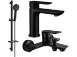 Mexen Alfa DQ40 Set Da Bagno, Nero - 745703DQ40-70