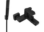 Mexen Mino R72 Batteria Da Vasca Con Set Doccia, Nero - 7243R72-70