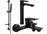Mexen Alfa DF72 Set Da Bagno, Nero - 745713DF72-70