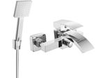 Mexen Libra R45 Rubinetto Da Bagno Con Set Doccia, Cromo - 74513R45-00