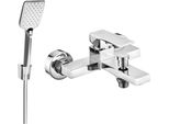 Mexen Uno R62 Rubinetto Da Bagno Con Set Doccia, Cromo - 7143R62-00