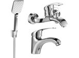 Mexen Fabia R62 Set Vasca Da Bagno, Cromo - 746503R62-00