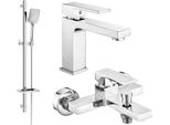Mexen Uno DQ62 Set Da Bagno, Cromo - 71403DQ62-00