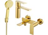 Mexen Zero R40 Set Da Bagno, Dorato - 71103R40-50