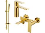 Mexen Zero DQ02 Set Da Bagno, Dorato - 71103DQ02-50