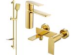 Mexen Zero DF62 Set Da Bagno, Dorato - 71103DF62-50