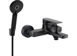 Mexen Lynx R40 Rubinetto Da Vasca Con Set Doccia, Nero - 74593R40-70