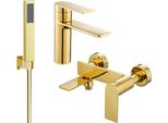 Mexen Zero R02 Set Da Bagno, Dorato - 71103R02-50