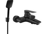 Mexen Axel R62 Rubinetto Da Bagno Con Set Doccia, Nero - 7383R62-70