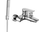Mexen Axel R72 Rubinetto Per Vasca Con Set Doccia, Cromo - 7383R72-00
