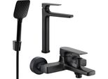 Mexen Lynx R62 Set Da Bagno, Nero - 745913R62-70