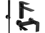 Mexen Zero R70 Set Vasca, Nero - 71103R70-70
