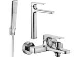 Mexen Lynx R72 Set Vasca Da Bagno, Cromo - 745913R72-00