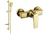 Mexen Lynx DF62 Rubinetteria Doccia Con Set Doccia, Oro - 74594DF62-50