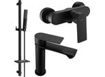 Mexen Royo DQ72 Set Doccia, Nero - 72204DQ72-70