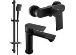 Mexen Royo DQ62 Set Doccia, Nero - 72204DQ62-70