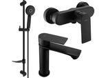 Mexen Royo DF40 Set Doccia, Nero - 72204DF40-70