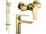Mexen Lynx DQ62 Set Doccia, Oro - 745904DQ62-50