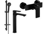 Mexen Alfa DQ40 Set Doccia, Nero - 745714DQ40-70