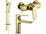 Mexen Lynx DQ40 Set Doccia, Oro - 745904DQ40-50