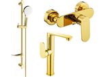 Mexen Milo DF05 Set Doccia, Oro - 713154DF05-50