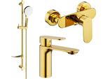 Mexen Milo DF05 Set Doccia, Dorato - 71304DF05-50
