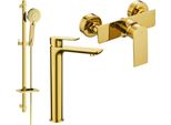 Mexen Alfa DQ40 Set Doccia, Dorato - 745714DQ40-50