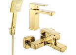Mexen Cetus R45 Set Da Bagno, Dorato - 744303R45-50