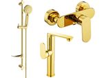 Mexen Milo DF40 Set Doccia, Oro - 713154DF40-50