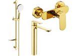 Mexen Milo DF05 Set Doccia, Oro - 71314DF05-50