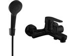 Mexen Kama R05 Rubinetto Da Vasca Con Set Doccia, Nero - 7253R05-70