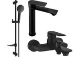 Mexen Royo DF05 Set Da Bagno, Nero - 72213DF05-70