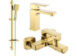 Mexen Cetus DQ45 Set Da Bagno, Dorato - 744303DQ45-50