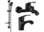 Mexen Fabia DF62 Set Da Bagno, Nero - 746503DF62-70