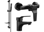 Mexen Caro DF72 Set Doccia, Nero - 746604DF72-70